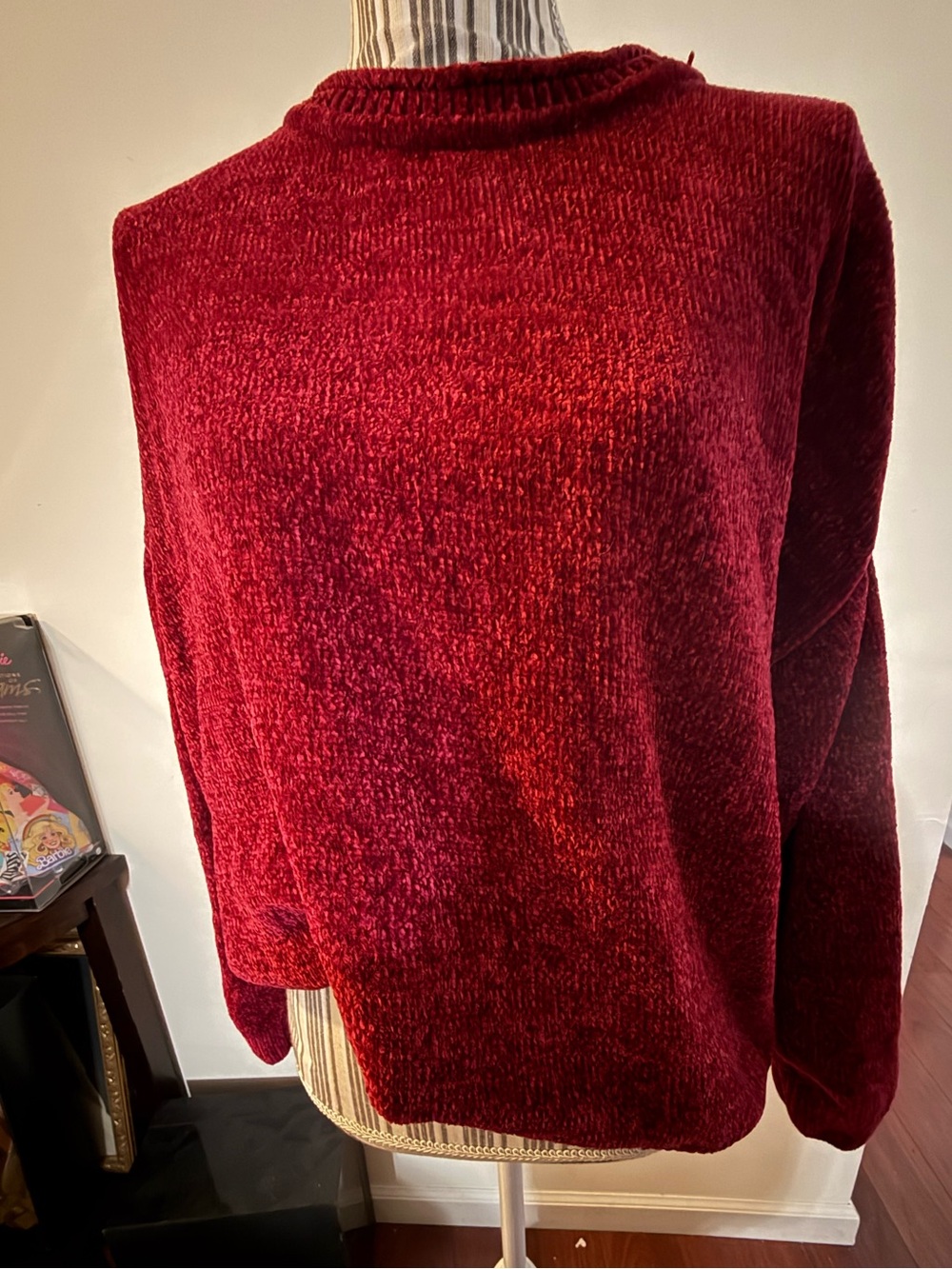 Grace & Lace Chenille Sweater Medium NWOT